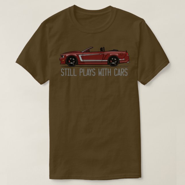 Camiseta Aún Paga Con Coches De Candy Rojo (Diseño del anverso)