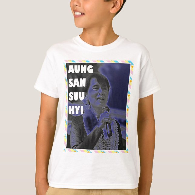 Camiseta Aung San Suu Kyi Design 2 (Anverso)