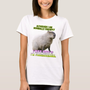 Camiseta Aunque normalmente soy amigable, puedo comerme si
