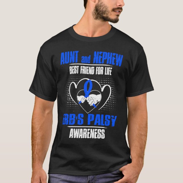 CAMISETA AUNT AND NEPHEW BEST FRIEND OF LIFE ERB'S PALSY AW (Anverso)