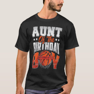 Camiseta Aunt basball cumpleaños Boy Family Baller por día 