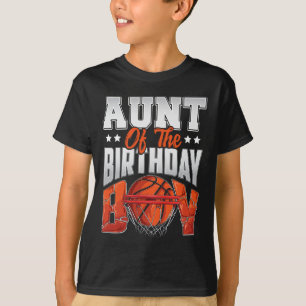 Camiseta Aunt Bysketbyll Birthday Boy Family Byller B-day P