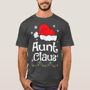 Camiseta Aunt Claus Santa Christmas Matching Family Pajama 