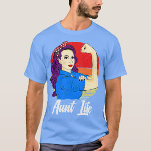 Camiseta Aunt Life Vintage Retro Sunset