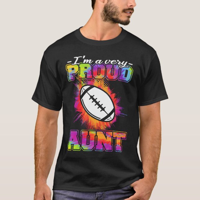 Camiseta Aunt Of A Footballplayer  American Football (Anverso)