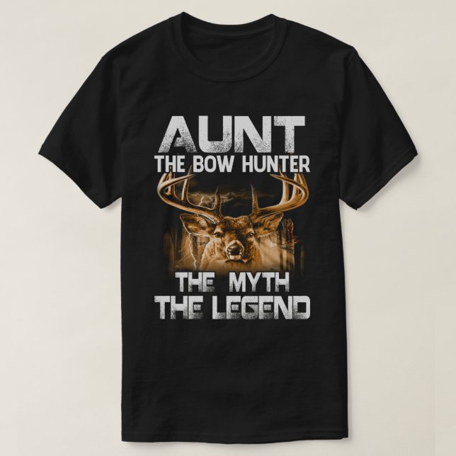 Camiseta AUNT The Bow Hunter El Mito La Caza De Leyendas (Diseño del anverso)
