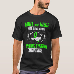 CAMISETA AUNT Y NIECE MEJOR AMIGO DE LA VIDA SÍNDR NEFÓTICO