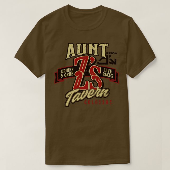 Camiseta Aunt Zs Tavern (Diseño del anverso)