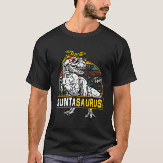 Camiseta Auntasaurus Leopard T Rex Dinosaur Aunta Saurus Mo