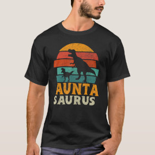 Camiseta Auntasaurus T rex Dinosaur Auntie Saurus Family Ma