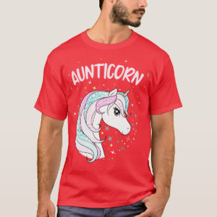 Camiseta Aunticoran a unicornio mujeres de una familia mara