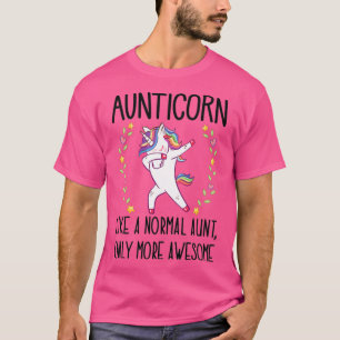 Camiseta Aunticorn Dabbing Unicornio regalo para tía