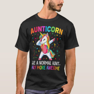 Camiseta Aunticornio Como Una Tía Sólo Una Maravillosa Unic