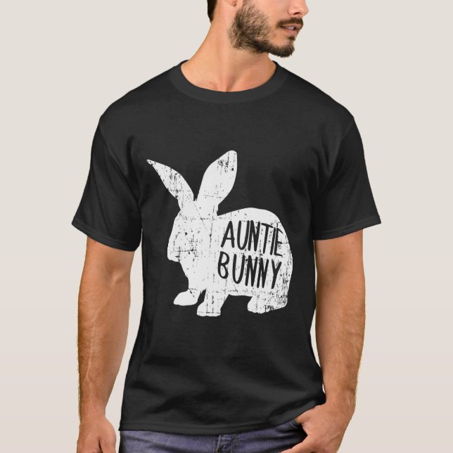 Camiseta Auntie Bunny Mating Family Easter Rabbit Gift Fo (Anverso)