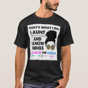 Camiseta Auntie Keeper de Gender Reveal Ideas Fiestas Leo