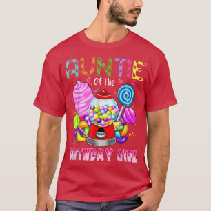 Camiseta Auntie Of The Birthday Girl Candyland Candy Birthd