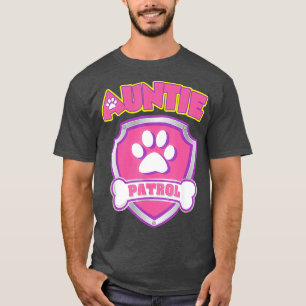 Camiseta Auntie Patrol    Perro Mamá papá regalo divertid
