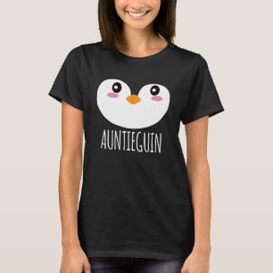 Camiseta Auntieguin Penguin Halloween Disstume tía Graciosa