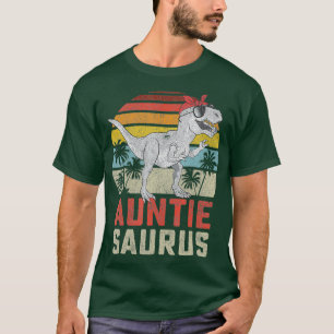 Camiseta Auntiesauro T Rex Dinosaur Auntie Saurus Family
