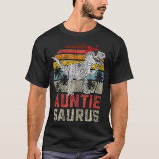 Camiseta Auntiesauro T Rex Dinosaur Auntie Saurus Family M