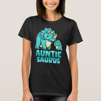 Camiseta Auntiesaurus Funny Tía Saurus Dinosaur Graphic