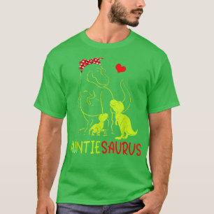 Camiseta Auntiesaurus T re Auntie Saurus Dinosaur Family Ma