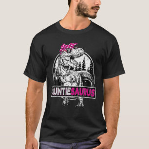 Camiseta Auntiesaurus T Rex Dinosaur Tía Saurus Madre