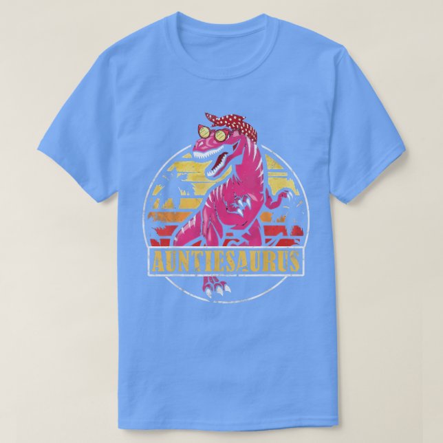 Camiseta AuntiesaurusT son la tía Saurus Dinosaur (Diseño del anverso)