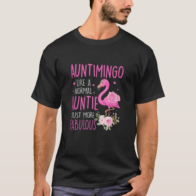 Camiseta Auntimingo Como Una Tía Normal Más Fab (Anverso)