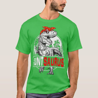 Camiseta Auntsaurus T rex Dinosaur Aunt Saurus Family Match