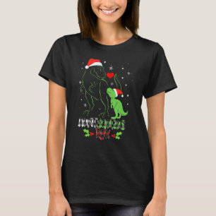 Camiseta Auntsaurus T Rex Dinosaur Tunt Equipo Santa Famili