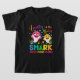 Camiseta Aunty Of The Baby Shark Birthday Aunty Shark  (Laydown)