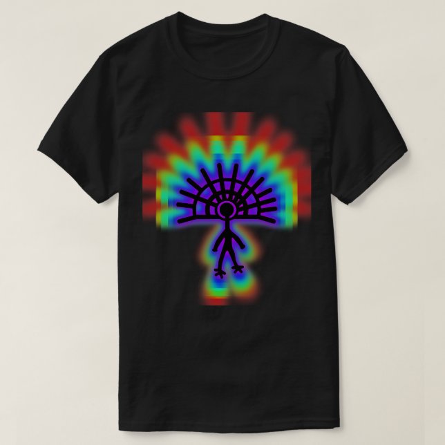 Camiseta Aura arcoiris (Diseño del anverso)