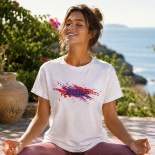 Camiseta AURA   Camiseta de Vibración de Gradiente