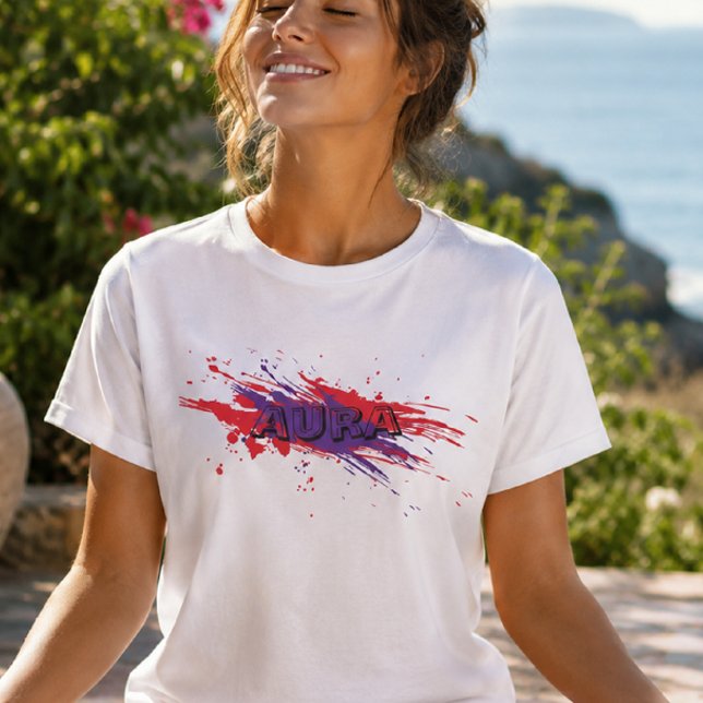 Camiseta AURA | Camiseta de Vibración de Gradiente (Subido por el creador)