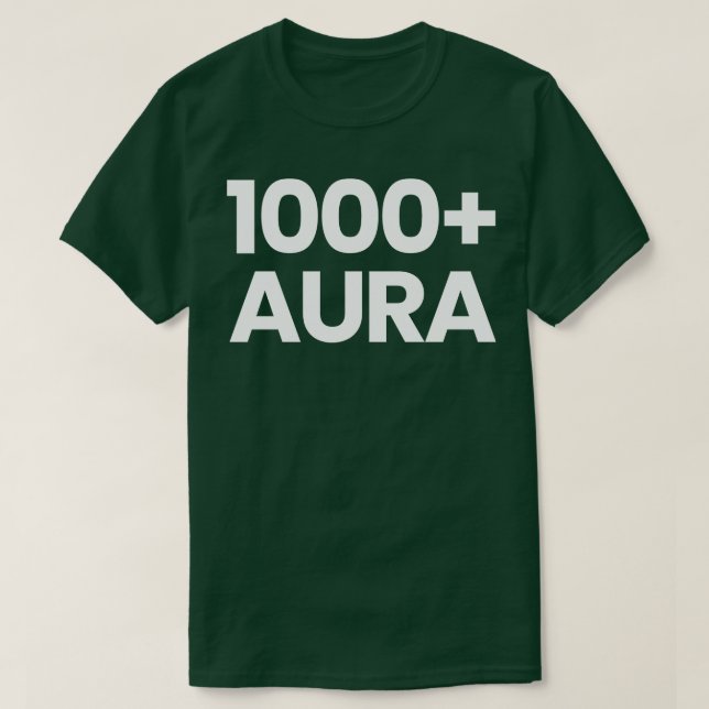 Camiseta Aura de 1000 (Diseño del anverso)