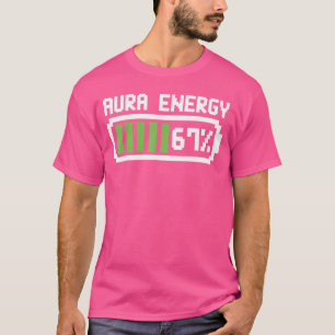 Camiseta Aura Energy 67 Meme Divertido Seis Siete