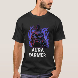 Camiseta Aura Farmer Cool Anime Super Hero