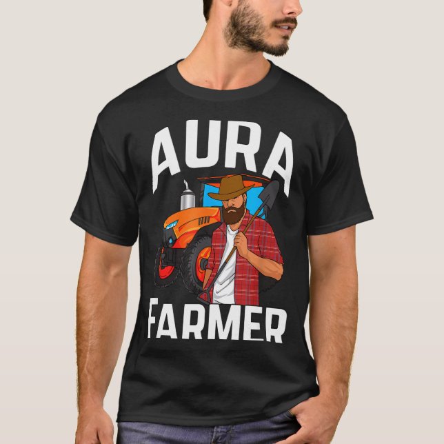 Camiseta Aura Farmer Funny Meme  (Anverso)