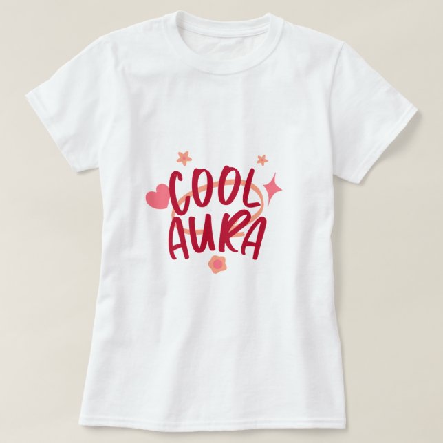 Camiseta Aura Genial (Diseño del anverso)