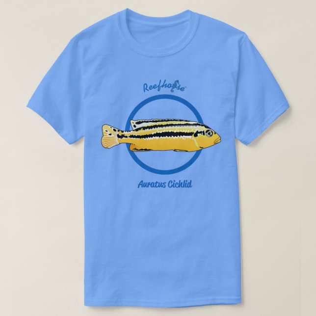 Camiseta Auratus Cichlid (Diseño del anverso)