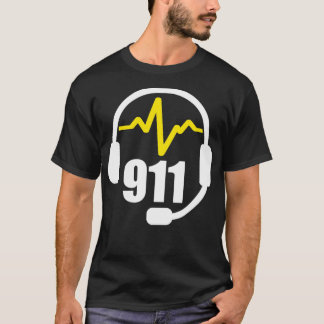 Camiseta Auricular de 911 Dispatcher