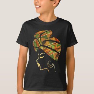 Camiseta Auricular de mujer negra del Chica negro Magic Afr