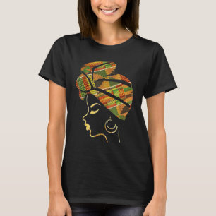 Camiseta Auricular de mujer negra del Chica negro Magic Afr