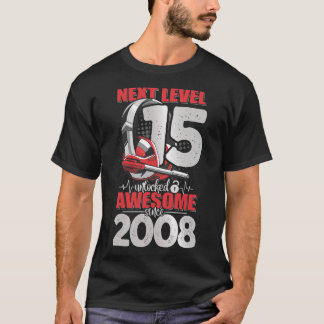 Camiseta Auricular de Next Level Desbloqueado de 15 años de