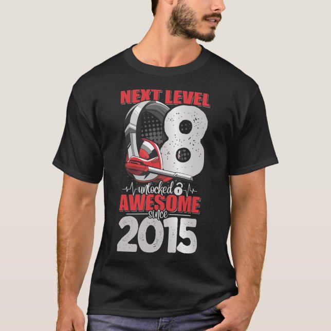 Camiseta Auricular de Next Level Unlocked 8 Year Boy 2015 (Anverso)