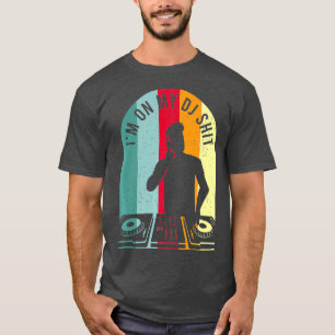 Camiseta Auricular del mezclador Jockey Meme de disco de im