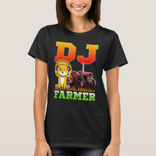 Camiseta Auricular musical de la granja de gatos Dj Farmer