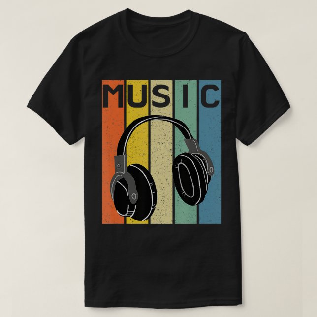 Camiseta Auriculares (Diseño del anverso)