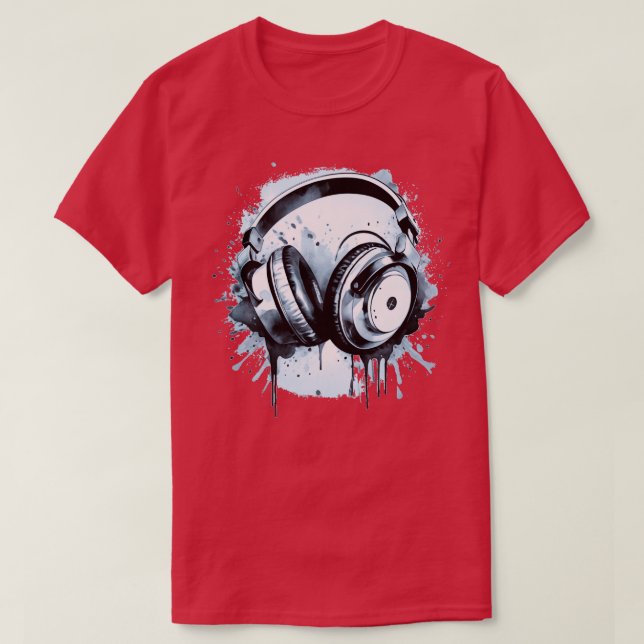 Camiseta Auriculares 2 (Diseño del anverso)